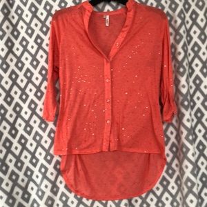 Watermelon Colored 3/4 Sleeve | SOLD